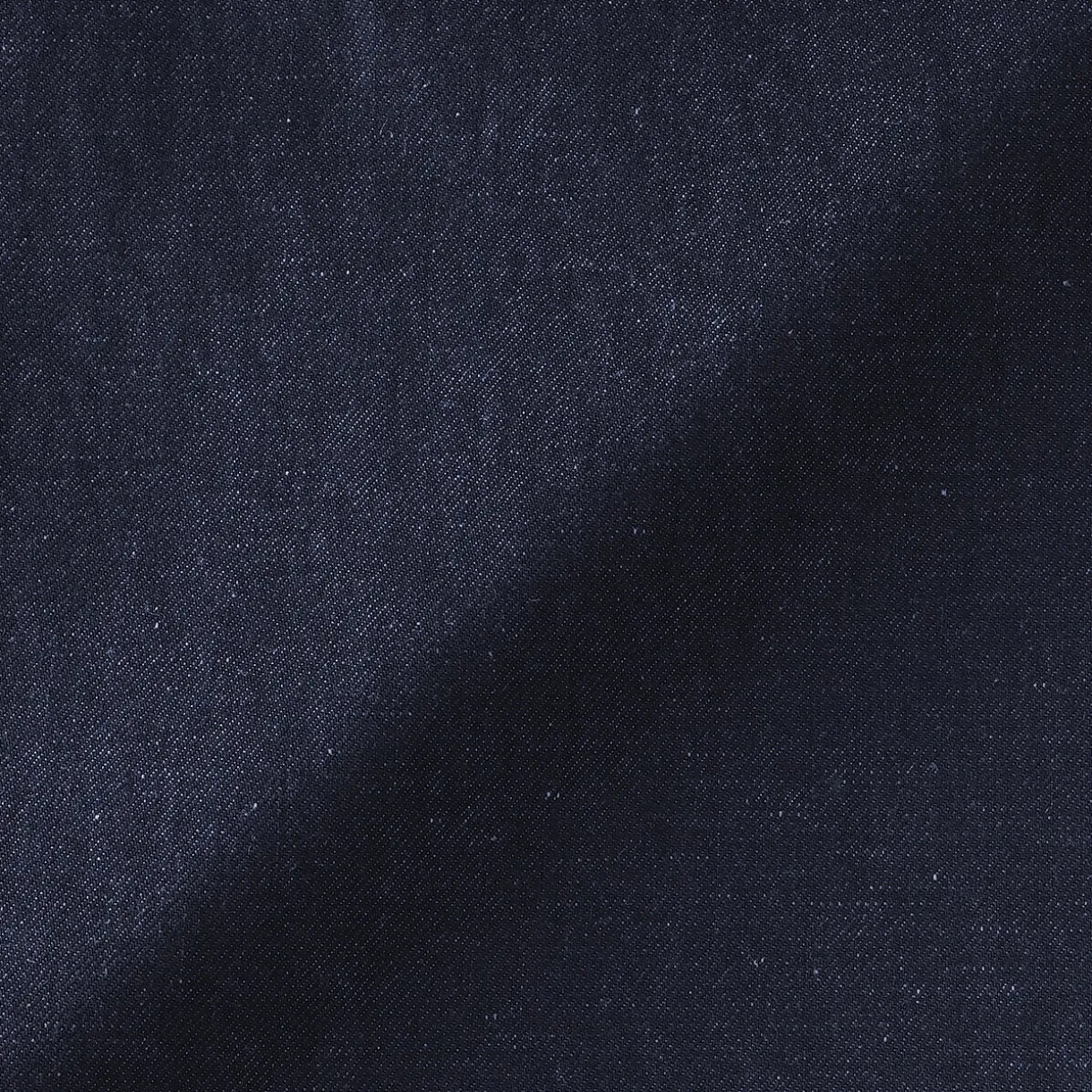 Pantalon large en mélange lin-denim pour femme