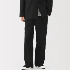 Pantalon large en moleskine et kapok pour homme