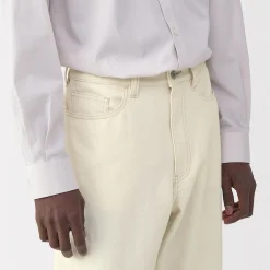 Pantalon large en washi sergé pour homme