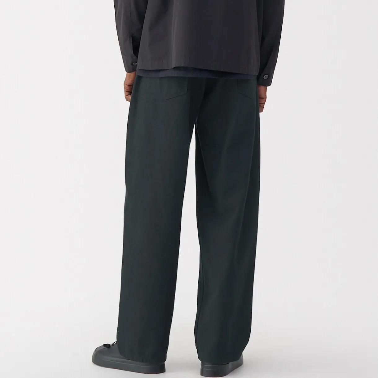 Pantalon large en washi sergé pour homme