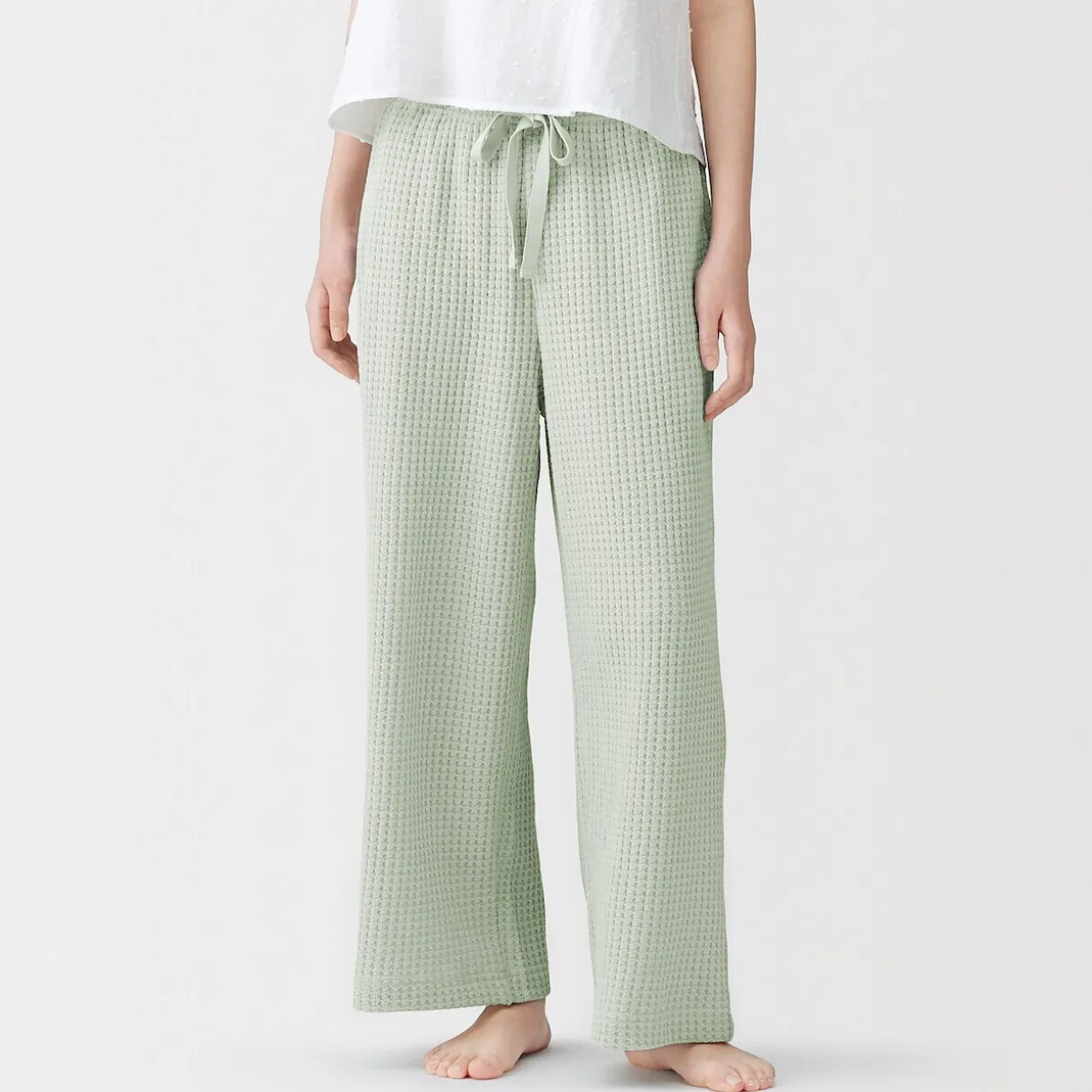 Pantalon long en maille ample pour femme