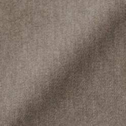 Pantalon plissé ajusté en stretch brossé pour homme