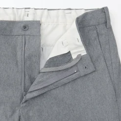 Pantalon plissé ajusté et stretch pour homme