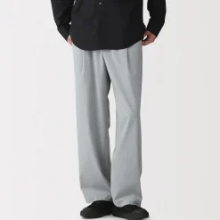 Pantalon plissé large Quick Dry pour homme