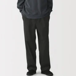 Pantalon plissé large Quick Dry pour homme