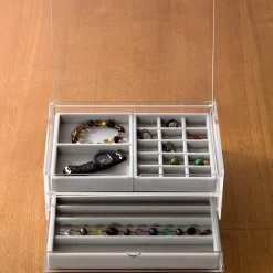 Plateau à bijoux 5 compartiments L24X P16X H2.5cm