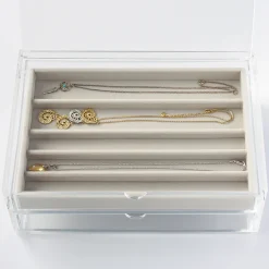 Plateau à bijoux 5 compartiments L24X P16X H2.5cm