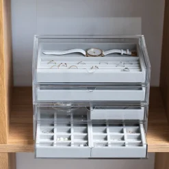 Plateau à bijoux 5 compartiments L24X P16X H2.5cm