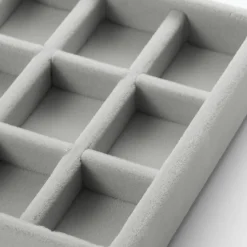 Plateau à bijoux 15 compartiments L16X P12X H2.5cm