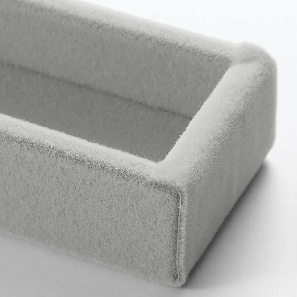 Plateau en velours L16.7X P7.3X H2cm