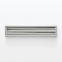 Plateau en velours pour bagues L16.7X P3.7X H2cm