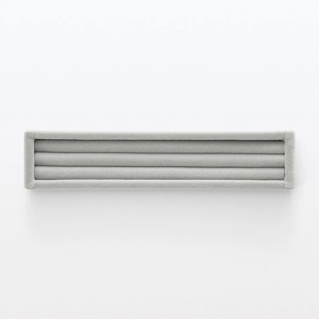 Plateau en velours pour bagues L16.7X P3.7X H2cm