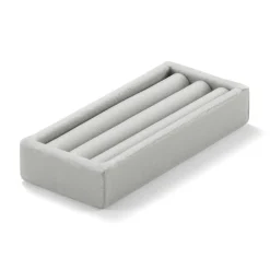 Plateau en velours pour boucles d'oreilles L5X P12X H2cm