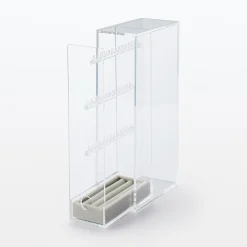 Plateau en velours pour boucles d'oreilles L5X P12X H2cm