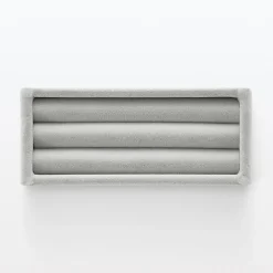 Plateau en velours pour boucles d'oreilles L5X P12X H2cm