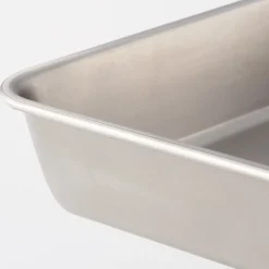 Plateau rectangulaire en acier inoxydable L