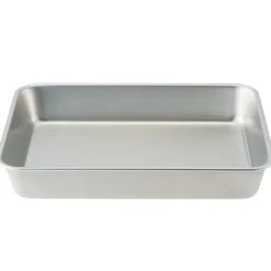 Plateau rectangulaire en acier inoxydable L