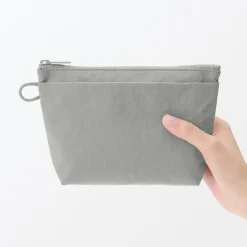 Pochette à poser en nylon texturé ‐ Moyenne