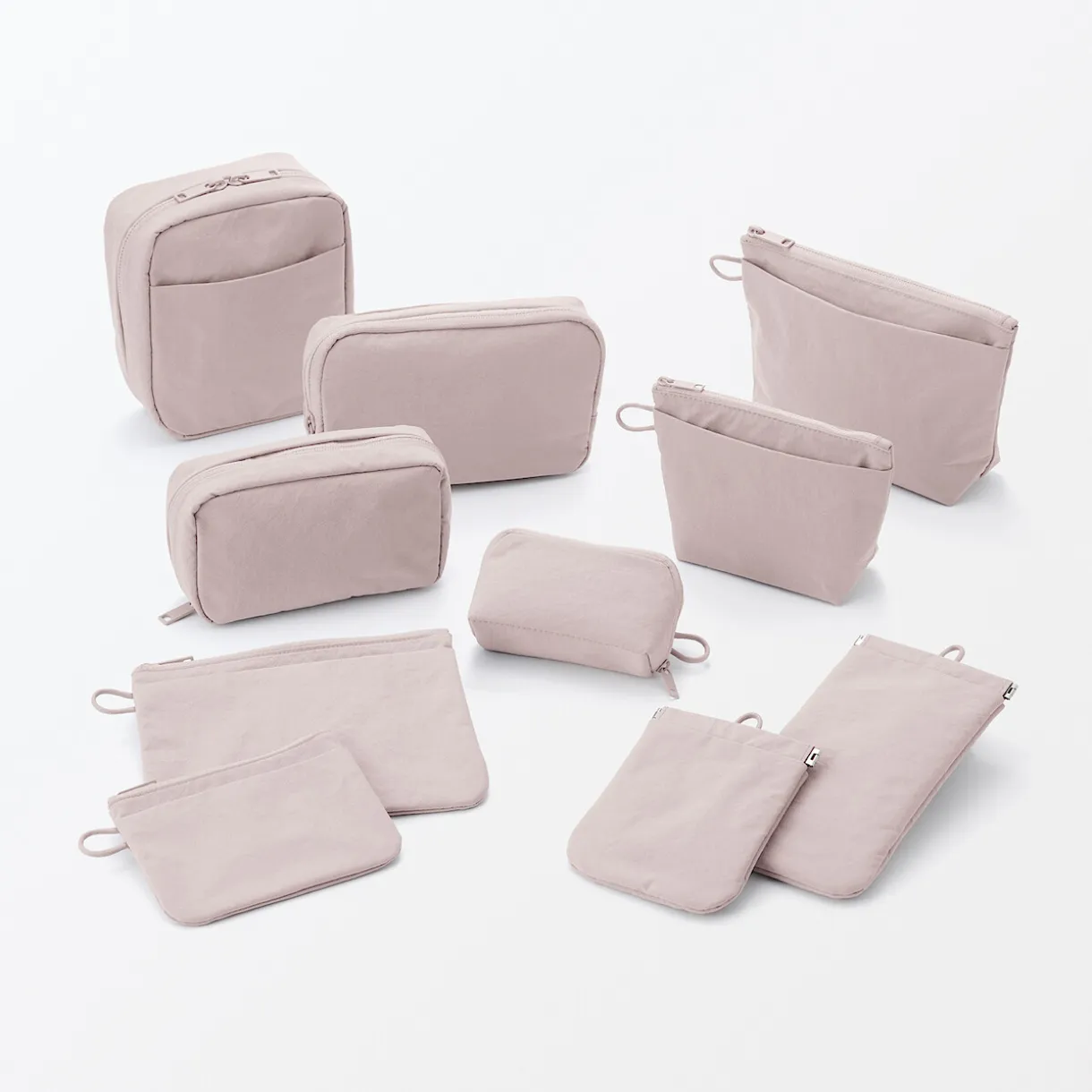 Pochette à poser en nylon texturé ‐ Petite