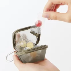 Pochette compacte en maille nylon