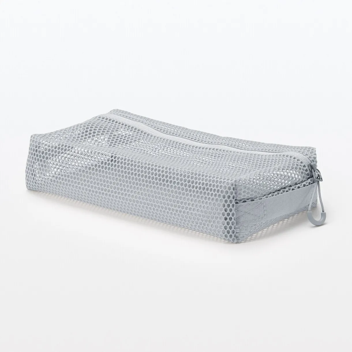Pochette en maille polyester - Moyenne, Gris