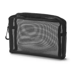 Pochette en nylon filet à fermeture éclair - Taille moyenne