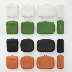 Pochette en PU Combinations Case ‐ Grande, Gris