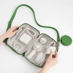 Pochette en PU Combinations Case ‐ Grande, Gris