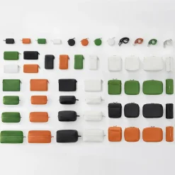 Pochette en PU Combinations Case ‐ Cylindrique, Gris