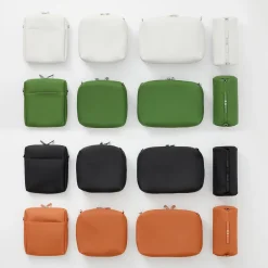 Pochette en PU Combinations Case ‐ Cylindrique, Orange