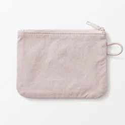 Pochette zippée en nylon texturé ‐ Petite