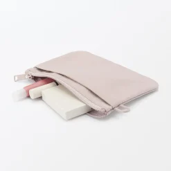 Pochette zippée en nylon texturé ‐ Moyenne