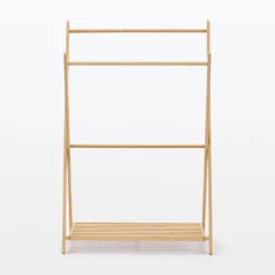 Portant à serviettes en bambou