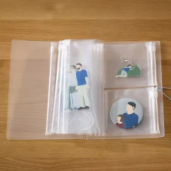 Porte‐cartes de poche compact avec curseur