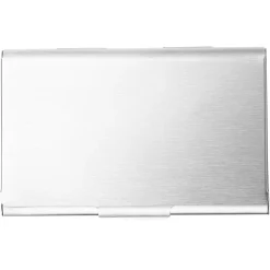 Porte‐cartes de visite en inox L