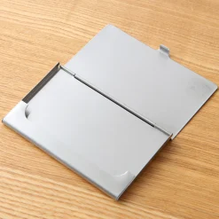 Porte‐cartes de visite en inox L