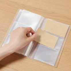 Porte‐cartes de visite en polypropylène ‐ 180 cartes