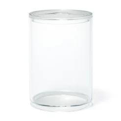 Pot en acrylique avec couvercle