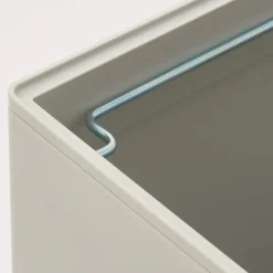 Poubelle rectangulaire en PP à couvercle ‐ 11L