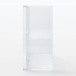 Présentoir en acrylique avec portes coulissantes L25.2X P8.4X H18.4cm