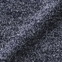 Pull à col ras du cou bouclé en mélange de coton pour femme