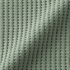Pull à col ras du cou en tricot de coton mélangé pour femme