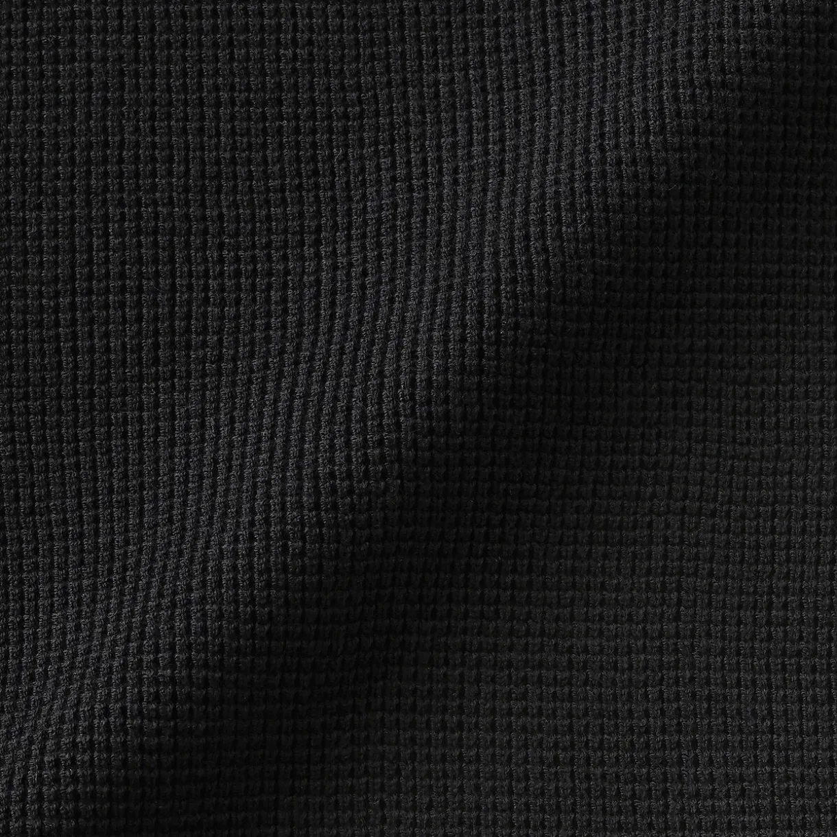 Pull à col ras du cou en tricot gaufré de coton mélangé pour homme