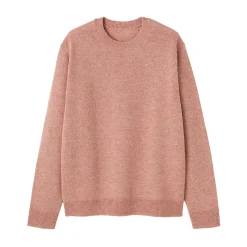 Pull à col rond en laine tricot moyen pour homme