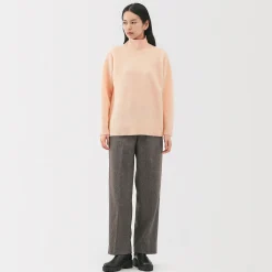 Pull à col roulé en yak et laine pour femme