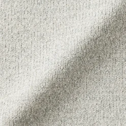 Pull à manches mi-longues bouclé en mélange de coton pour femme