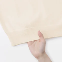 Pull col montant en laine à fine maille femme