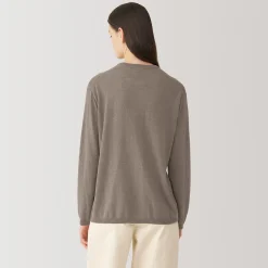 Pull en cachemire non teint femme