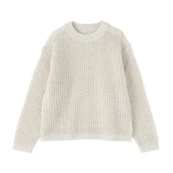 Pull en coton biologique à grosses mailles et torsadé pour homme