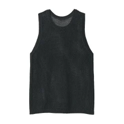 Pull sans manche en tricot de washi et coton pour femme